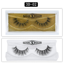 Load image into Gallery viewer, 3D MINK HAIR EYELASH 3D02