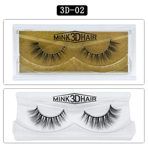 3D MINK HAIR EYELASH 3D02