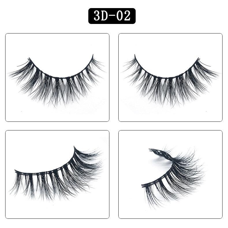 3D MINK HAIR EYELASH 3D02