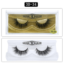 Load image into Gallery viewer, 3D MINK HAIR EYELASH 3D34