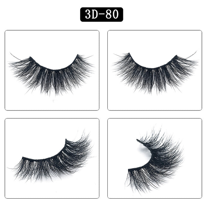 3D MINK HAIR EYELASH 3D80