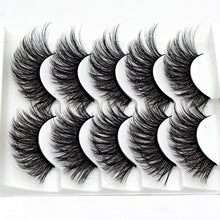 Load image into Gallery viewer, MULTI-PACK 3D MINK EYELASHES 3D48 (5 PAIRS)