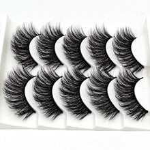 Load image into Gallery viewer, MULTI-PACK 3D MINK EYELASHES 3D51 (5 PAIRS)