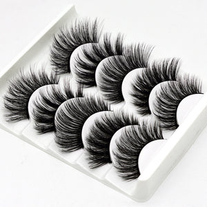 MULTI-PACK 3D MINK EYELASHES 55 MIX (5 PAIRS)