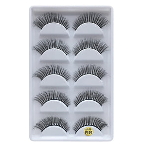 MULTI-PACK 3D MINK EYELASHES F830 (5 PAIRS)