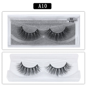 3D MINK HAIR EYELASH A10