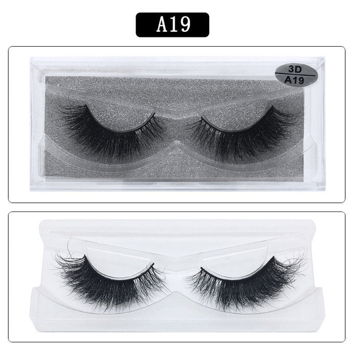 3D MINK HAIR EYELASH A19