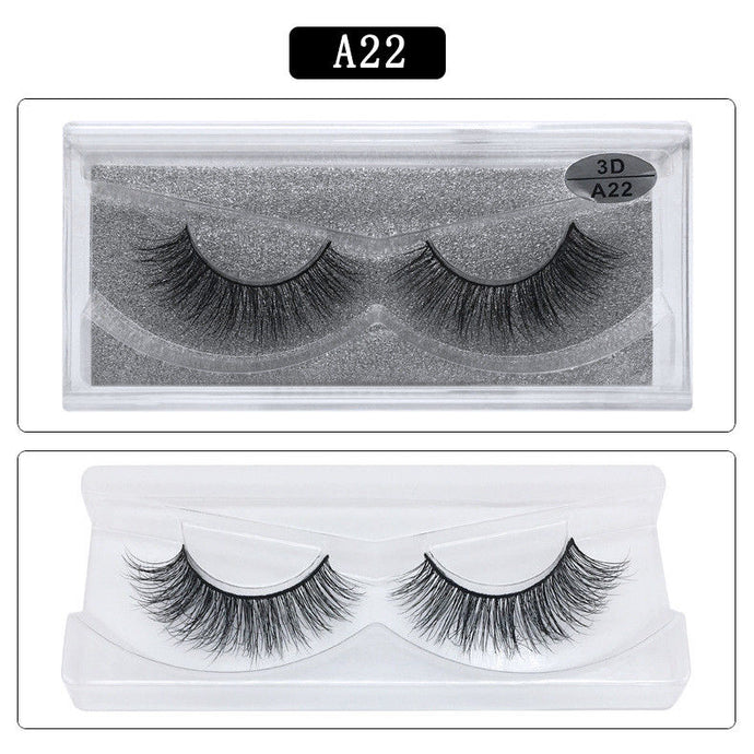 3D MINK HAIR EYELASH A22