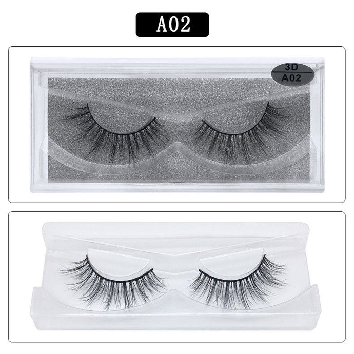 3D MINK HAIR EYELASH A02