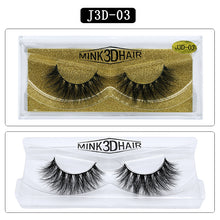 Load image into Gallery viewer, 3D MINK HAIR EYELASH J3D-03