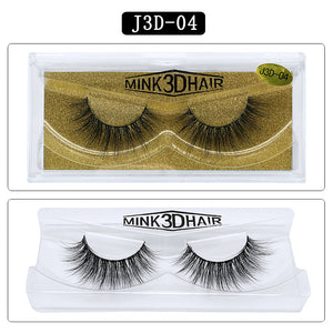 3D MINK HAIR EYELASH J3D-04