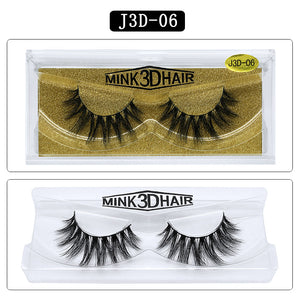 3D MINK HAIR EYELASH J3D-06