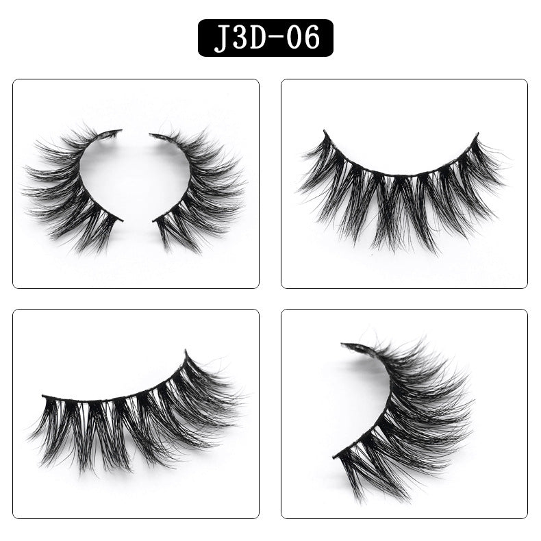 3D MINK HAIR EYELASH J3D-06