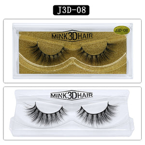 3D MINK HAIR EYELASH J3D-08