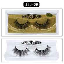 Load image into Gallery viewer, 3D MINK HAIR EYELASH J3D-09